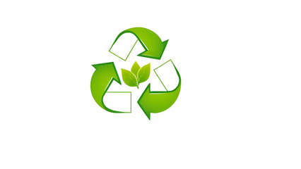 recycle symbol on a white background PNG