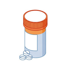 Medicine bottle icon representing pharmaceuticals or prescriptions.