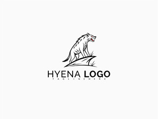 Bold Hyena Head Logo Vector with Side View Detail. Great for Rugged Sticker Designs, Adventure T-Shirts, Wildlife Patch Art, and Strong Company Label Identity Illustration.


