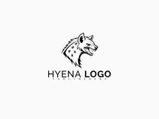 Naklejka premium Bold Hyena Logo Vector in Profile Format for Rugged Brands. Great for Adventure Sticker Packs, T-Shirt Label Graphics, Patch Artwork, and Strong Outdoor Business Identity.