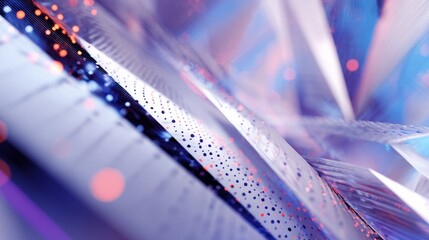 Mixing passion with precision in a cutting-edge, high-tech background, ideal for tech events, conferences, and exhibitions. The abstract, futuristic design reflects innovation and progress in tech.