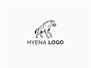 Bold Hyena Logo in Vector Format with Wild Side Head Pose. Rugged Sticker Illustration Perfect for Apparel Branding, Label Design, and Strong Outdoor Brand Identity Projects.

