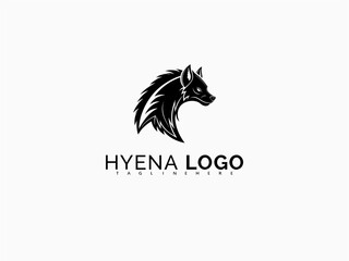 Fototapeta premium Fierce Hyena Head Vector Logo for Bold Branding. Use in Adventure Clothing Line, Patch Design, Animal Icon Art, Business Identity, or Rugged Sticker Artwork with Wild Edge.
