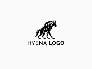 Majestic Hyena Logo Illustration in Profile View. Wild Animal Vector Logo for Adventure Brand, Wildlife Labels, T-Shirts, Icon Design, or Bold Business Brand Identity Graphics.

