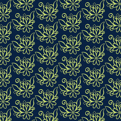seamless damask pattern