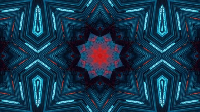 Abstract geometric pattern with vibrant colors.