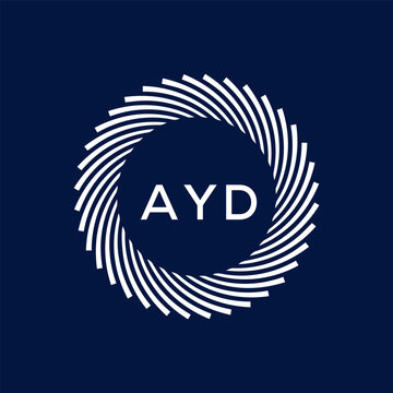 AYD Letter Initial Logo Design Template Vector Illustration