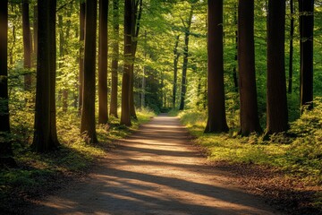 Fototapeta premium Clear blue water waterfall in hidden forest