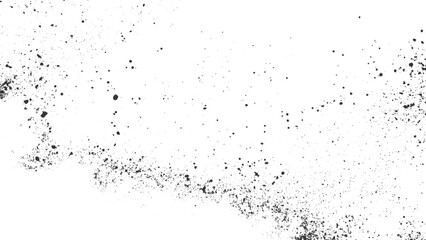 Obraz premium Overlay texture. Textured banner with Distress effect. Glitch distorted grungy isolated layers grunge texture, transparent. Abstract dust particle and dust grain texture white background. 