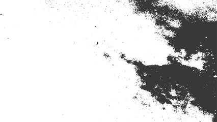 Rough black and white texture vector. Abstract obvious dark worn textured effect. Dark grunge urban texture vector. 