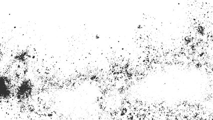Horizontal Distress Overlay Texture.  grunge with a rough, worn look in dust and scratches on a white background. Horizontal Distress Overlay Texture. 