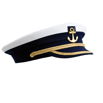 sailor hat isolated on transparent background
