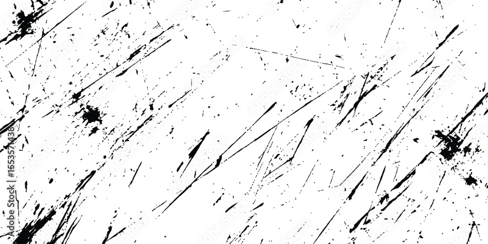 Aufkleber vintage grunge scratches texture isolated on white background. abstract scratch marks on a white sur