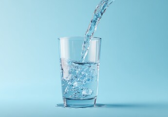 Water pouring into a glass (3)
