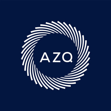 AZQ Letter Initial Logo Design Template Vector Illustration