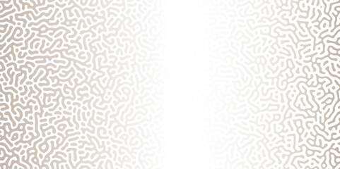 Diffusion reaction seamless vector pattern. Natural seamless line pattern. Linear design with biological shapes. Reaction-diffusion or truing pattern formation. abstract truing organic wallpaper.	