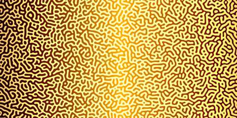 Diffusion reaction seamless vector pattern. Natural seamless line pattern. Linear design with biological shapes. Reaction-diffusion or truing pattern formation. abstract truing organic wallpaper.	