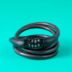 Bicycle lock code,Combination lock bicycle accessory for bike protection.