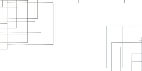 Abstract seamless random geometric black, gray lines pattern on a transparent background design. Vector for presentation. Modern minimal and clean white gold background with shadows.