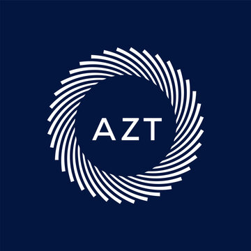 AZT Letter Initial Logo Design Template Vector Illustration