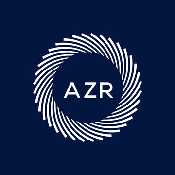 AZR  Letter Initial Logo Design Template Vector Illustration