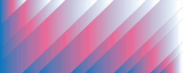 Fototapeta premium Abstract background featuring diagonal gradient stripes in varying widths.smooth gradient with bright pink to vivid white. Diagonal direction, giving a sense of energy and motion.