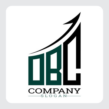 OBC Company Logo Design Growth vector, OBC Upward Arrow Business Success Logo vector, OBC Corporate Branding Logo , OBC logo design, OBC simple and modern logo, OBC business finance logo design, etc.