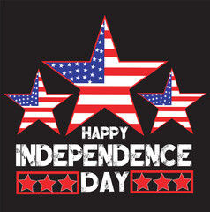 USA Independence Day  t shirt design silhouette vector art illustration, 4th of July independence day