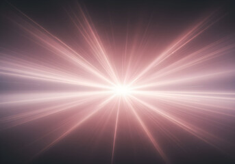 Obraz premium Abstract Light Burst with Pink Rays | Energetic Background for Technology, Science, and Cosmic Concepts