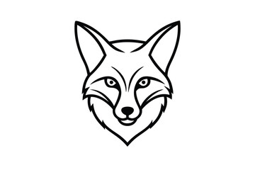 Bold canine features an open mouth and sharp teeth in an eyecatching, dynamic monochrome design