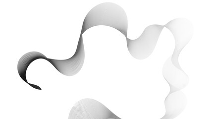 Obraz premium Abstract backdrop with grey wave gradient lines