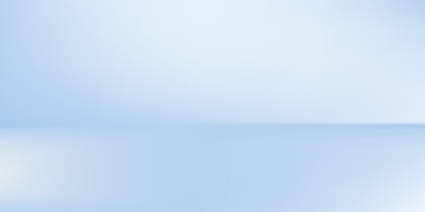 Blue studio room. Limbo light background. Abstract 3d backdrop for product presentation. Minimal wall scene simple modern