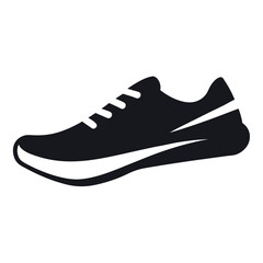 Sport shoes pair isolated on white background for athletic and casual use