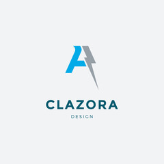 A sleek and stylish modern letter 