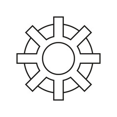 sun icon vector illustration