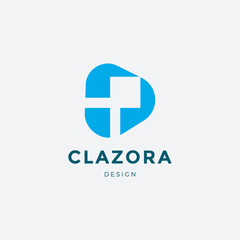 A sleek and stylish modern letter 