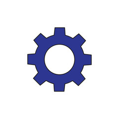 gear icon vector illustration