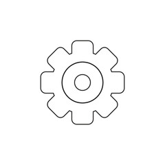 gear icon vector illustration