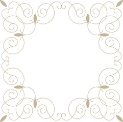 Monoline Square Decorative Frame