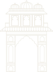 Fototapeta premium Indian Traditional Archway