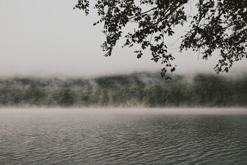 morning mist on the river