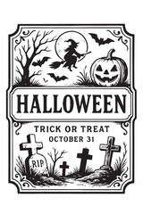 Halloween Label Design