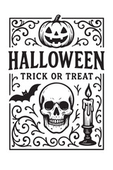 Halloween Label Design