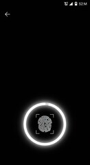 Fingerprint scan on a dark screen representing biometric authentication, security access, and identity verification technology.
