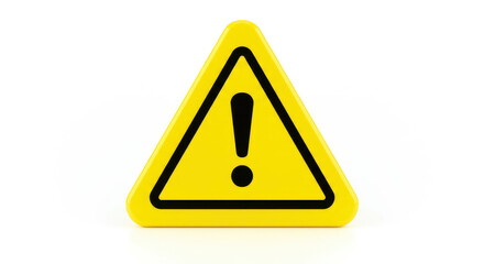 Yellow Triangle Warning Sign Exclamation Mark.