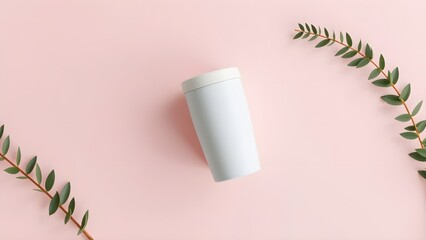 Vibrant, nostalgic travel mug scene, perfect for lifestyle and branding.