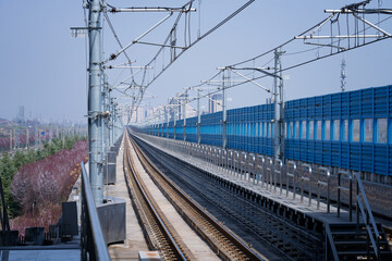 train on railway