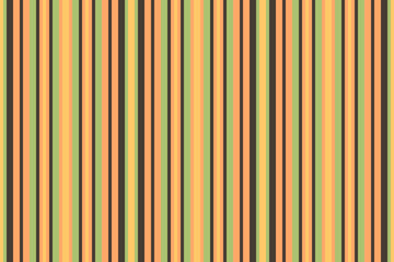 Rulti background seamless lines, royalty pattern texture fabric. Mexico vertical textile stripe vector in orange and dark colors.