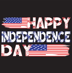 USA Independence Day t shirt design silhouette vector art illustration, 4th July independence day