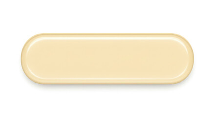 Creamy Oval Tray on White.